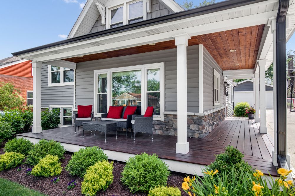 Porch Pillar Repair in Meridian