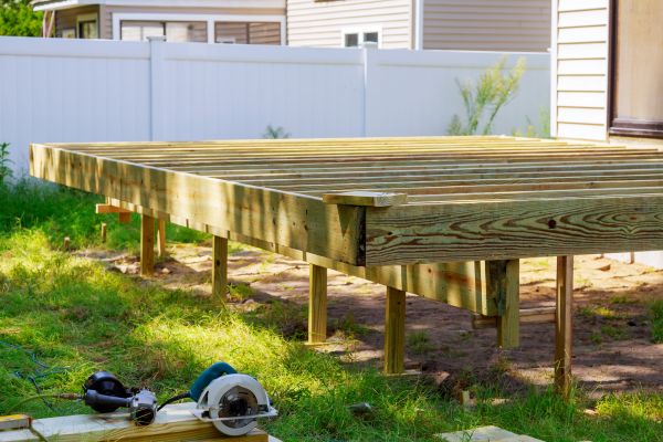Elevated Deck Installation in Meridian
