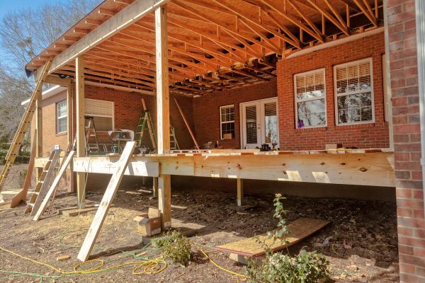 Porch Columns Installation in Meridian