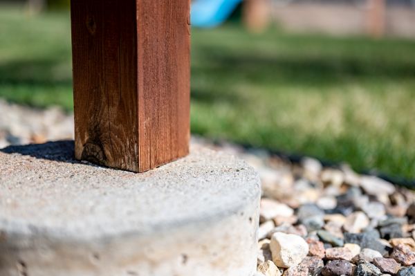 Deck Footing Replacement in Meridian