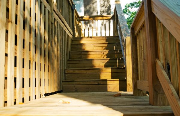Deck Steps Replacement in Meridian