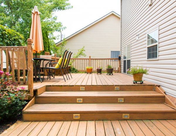 Wooden Patio Installation in Meridian