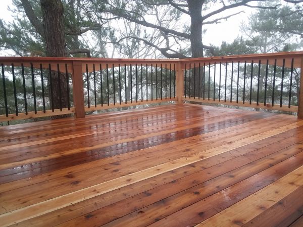 Cedar Deck Repair in Meridian